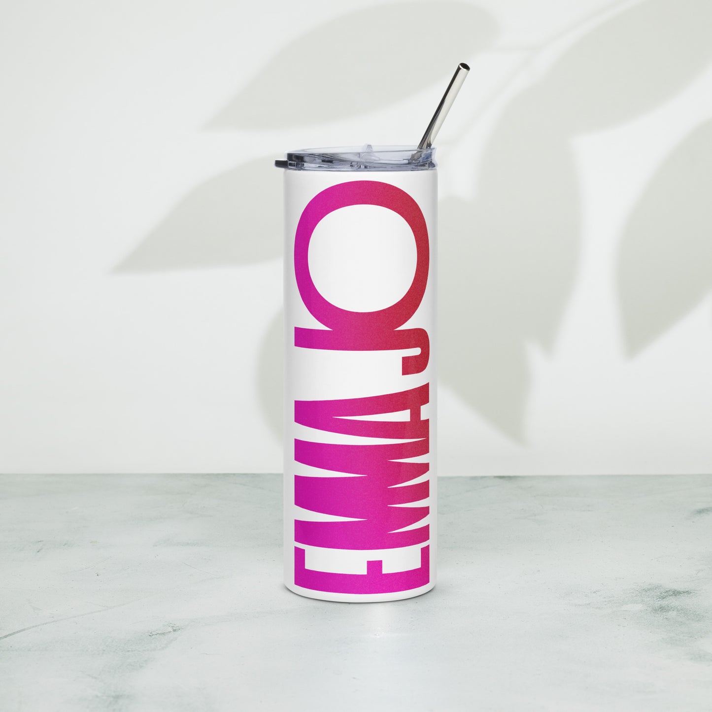 Logo stainless steel tumbler