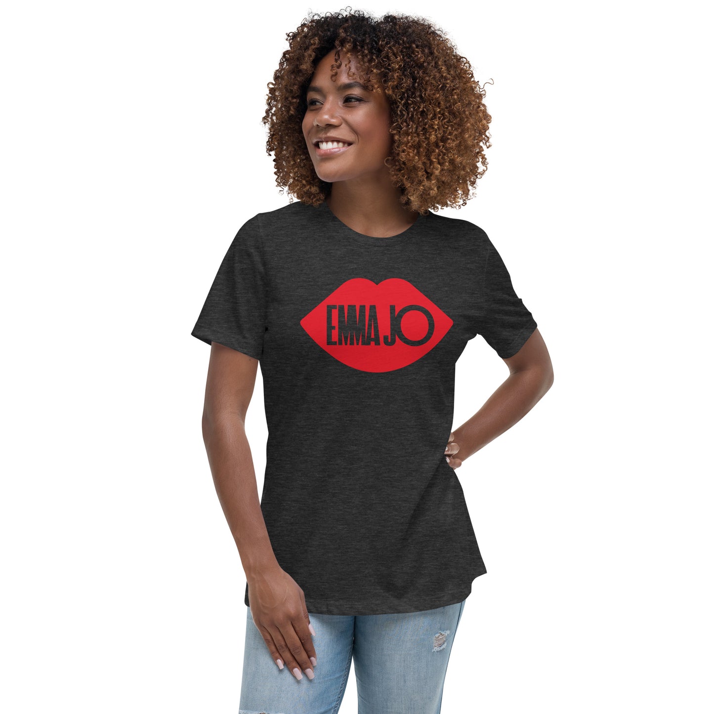 Red Lips For Me Women's Relaxed T-Shirt