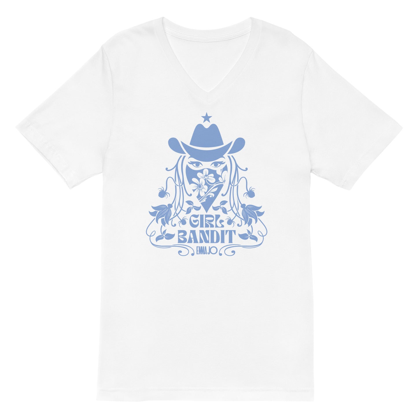 Girl Bandit Unisex Short Sleeve V-Neck T-Shirt