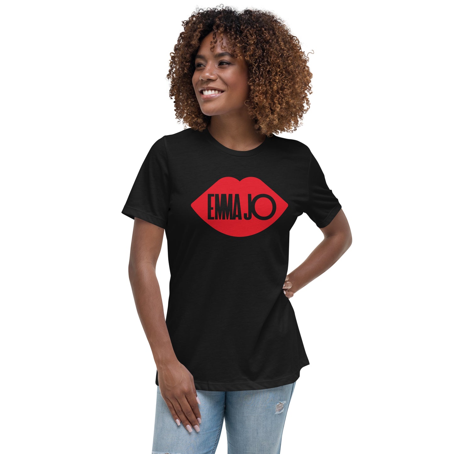 Red Lips For Me Women's Relaxed T-Shirt